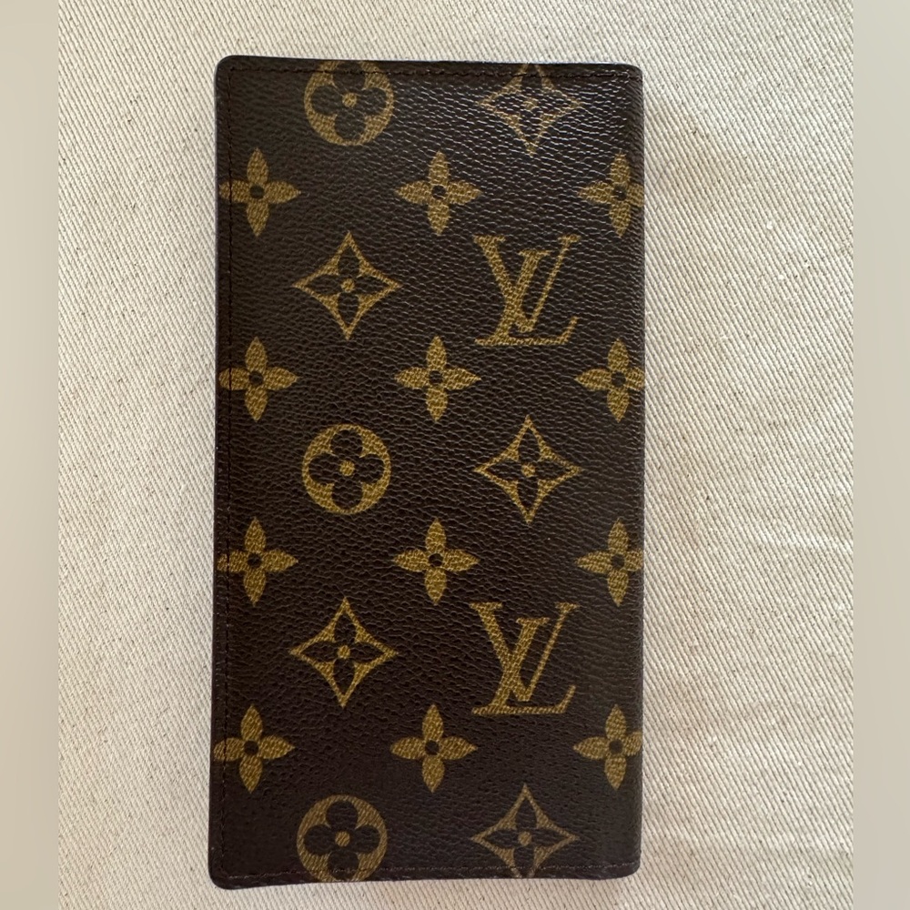 Monogram Porte-Cartes/Credit Yen Checkbook Wallet